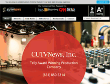 Tablet Screenshot of cutvnews.com